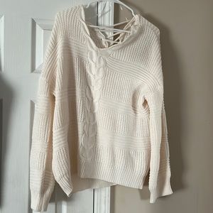 Cream sweater never been worn except to try on.